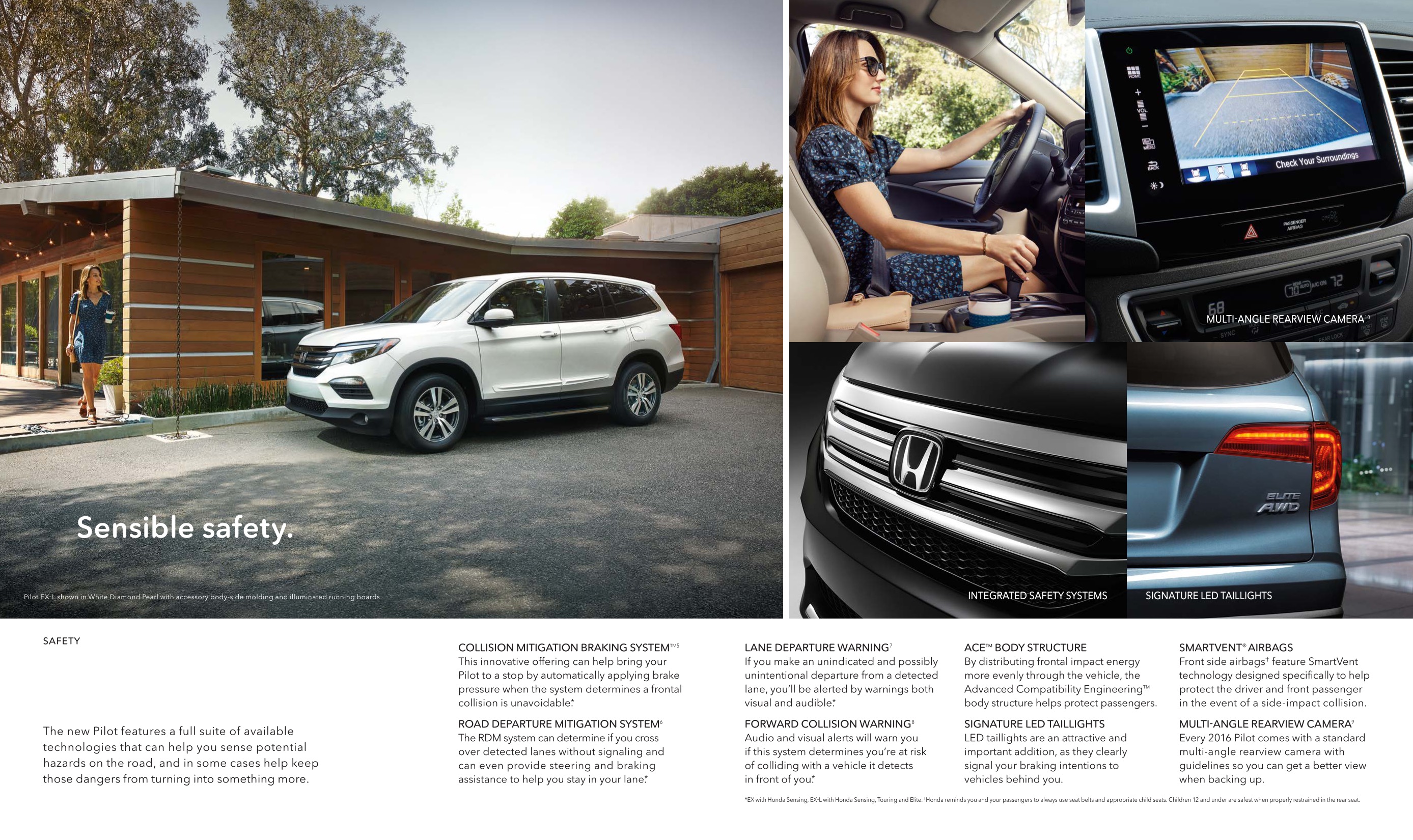 2016 Honda Pilot Brochure Page 2